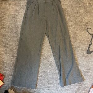 Abercrombie & Fitch Women's Gray Wide Leg Pants